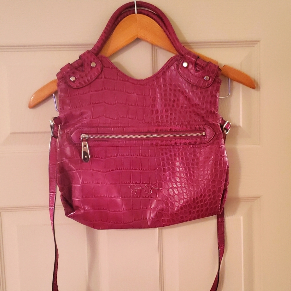 Jessica Simpson Mock Croc Purse